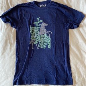 Kentucky Derby mint julep horse racing tee